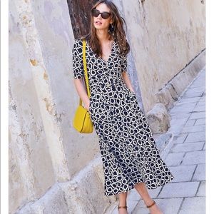 classic Boden “Kassidy” midi jersey dress, with pockets!